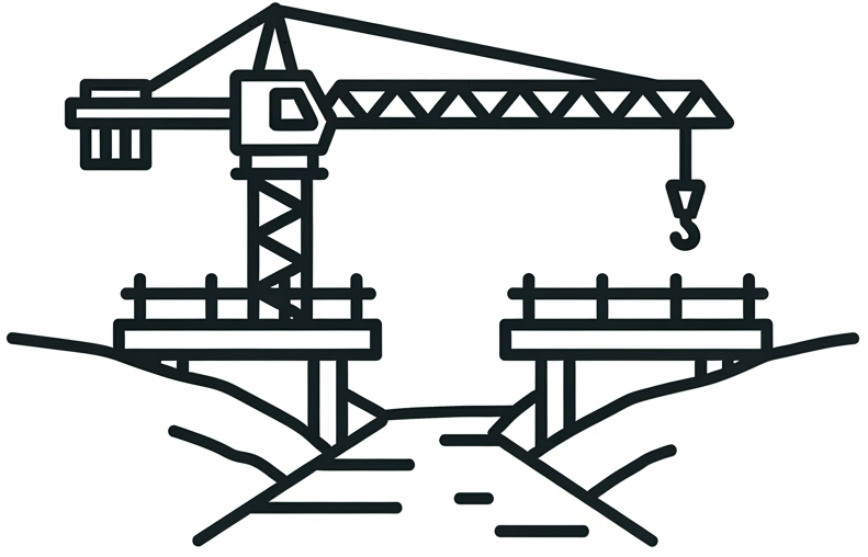 Icon of a permit for a watercourse alteration.
